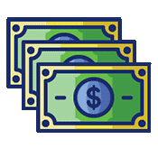 Dollar Bills Money Icon